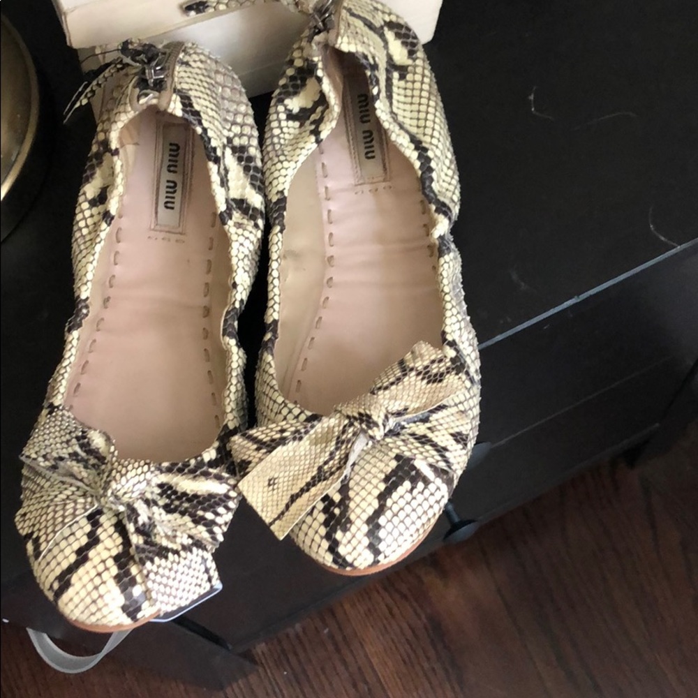 Miu Miu ballet flats